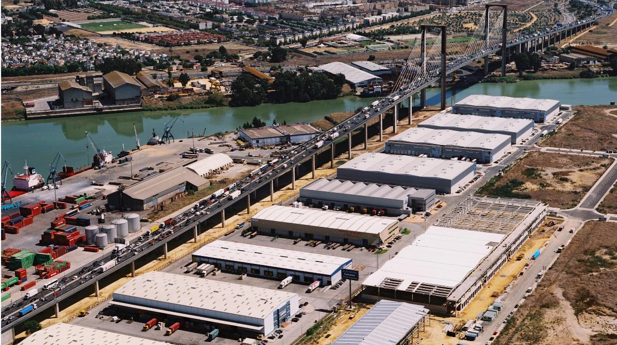 Vista aérea de la ZAL de Sevilla