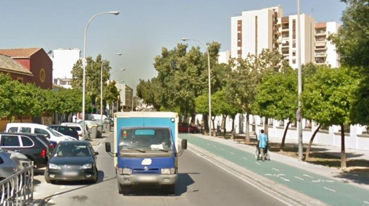 Avenida de Coria, donde se va a realizar una de las actuaciones