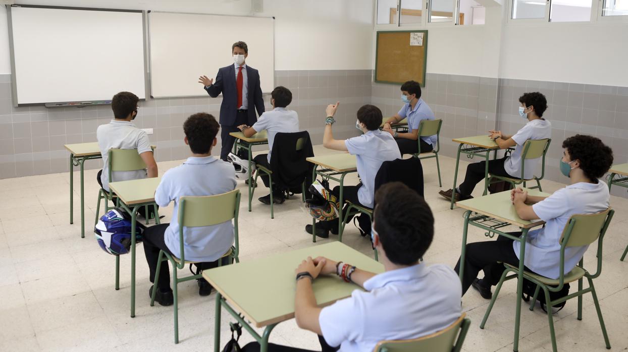 Aula de un colegio concertado