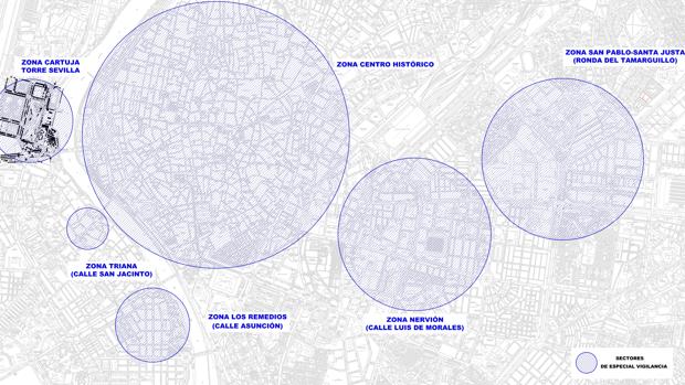 Así será el plan de tráfico para la Navidad del coronavirus en Sevilla