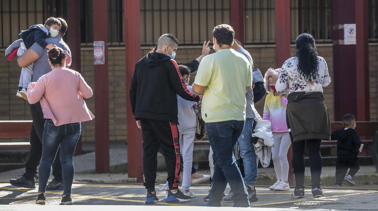 Familias con niños en Polígono Sur