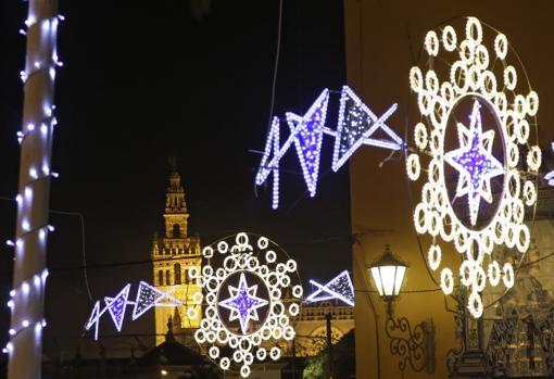 El centro de Sevilla en una Navidad pasada