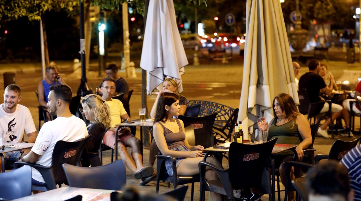 Una terraza de un bar