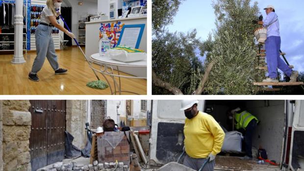 La construcción y el campo, refugios del empleo en Sevilla durante la pandemia