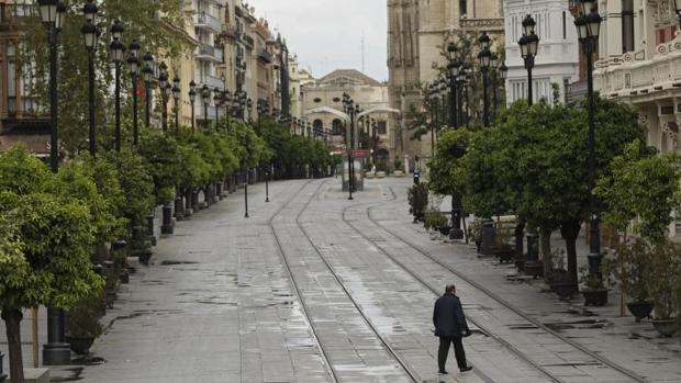 El coronavirus, una bomba en el corazón de Sevilla