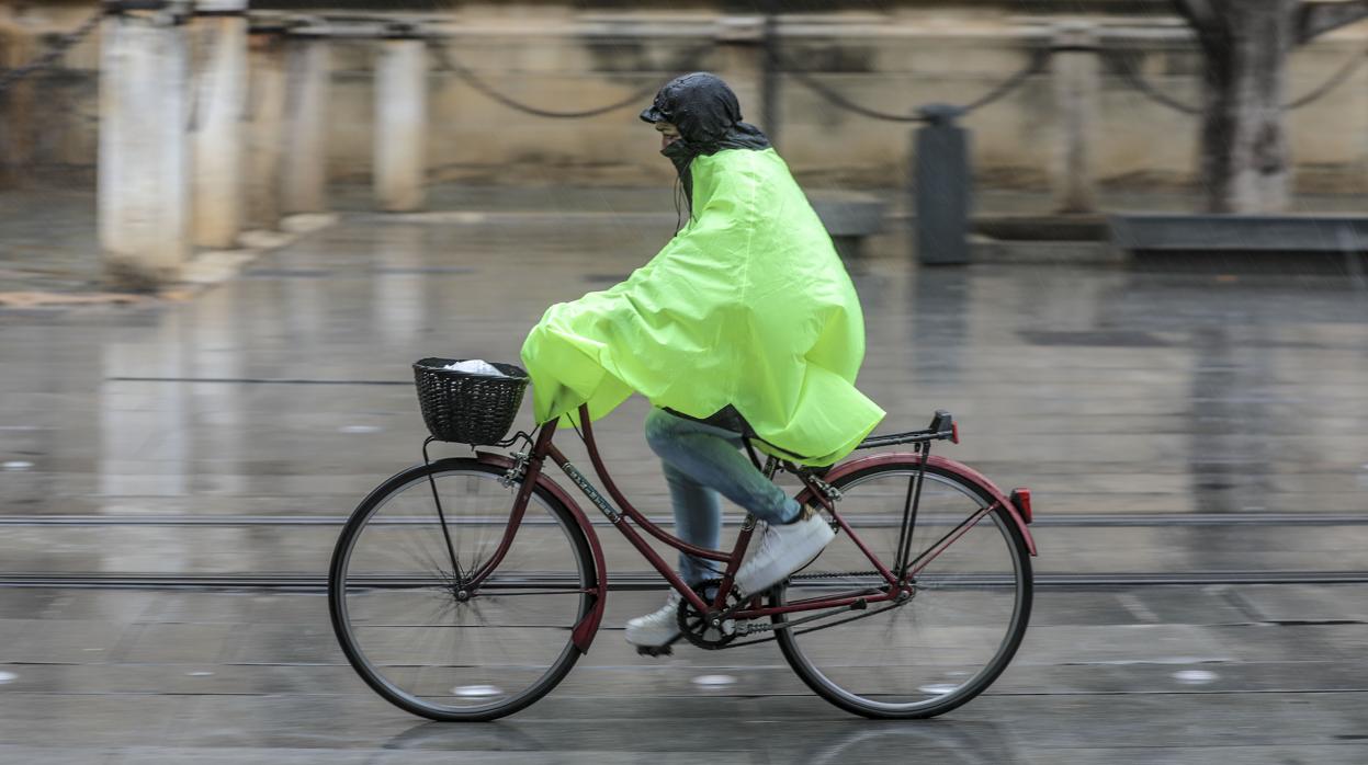 La lluvia permanecerá en Sevilla lo que resta de semana