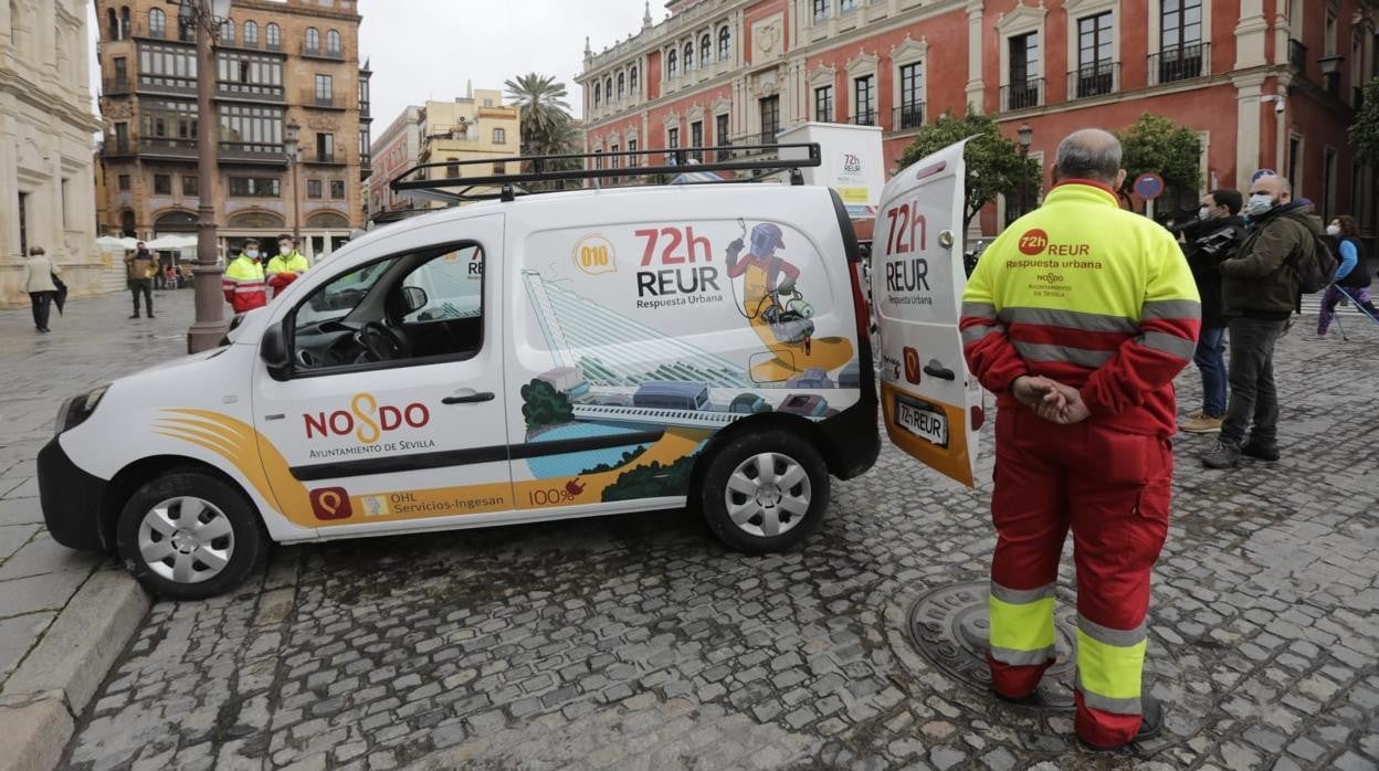 Los nuevos equipos del servicio 072-Reur, presentados este lunes