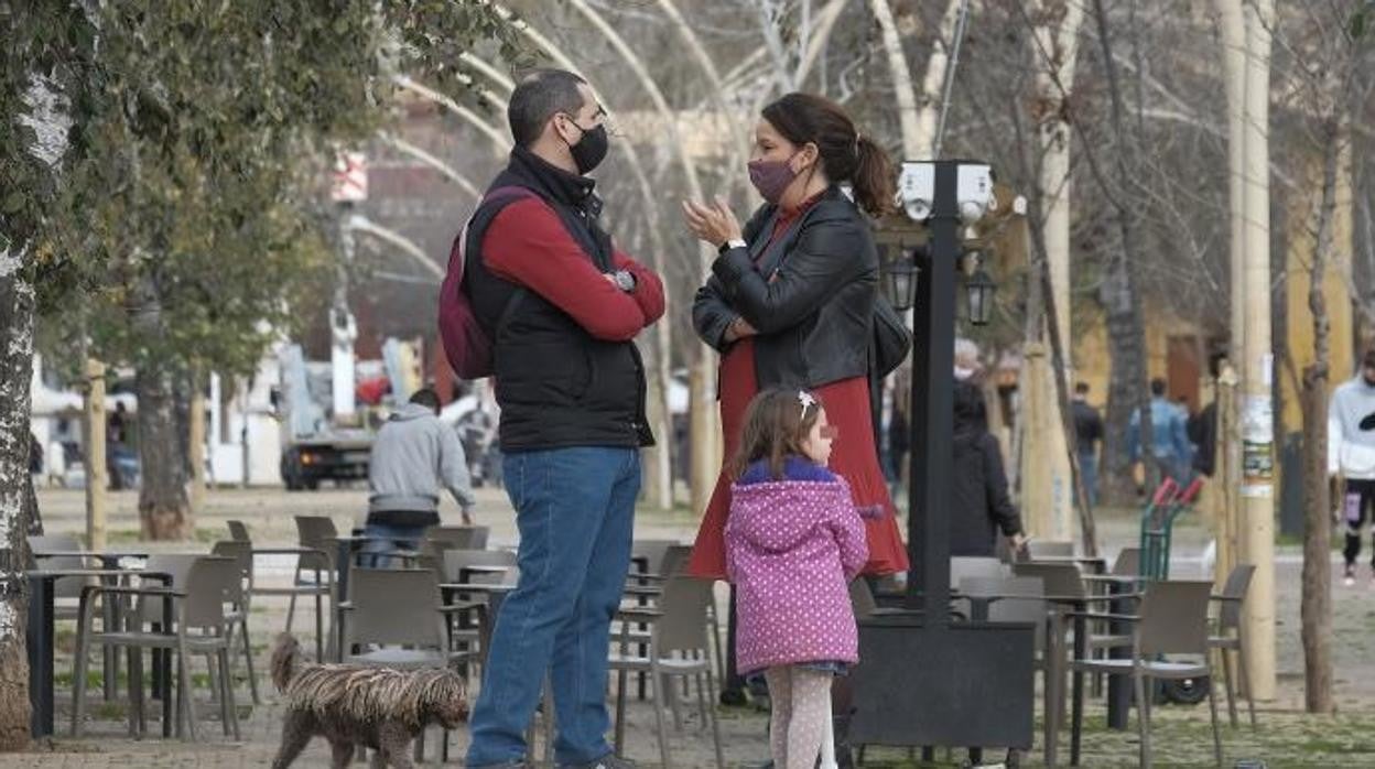 Ambiente en la Alameda de Hércules