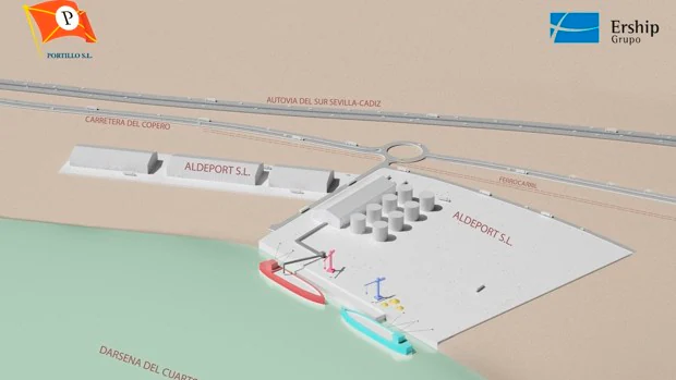 La nueva terminal de carga del Puerto de Sevilla estará en funcionamiento en un año