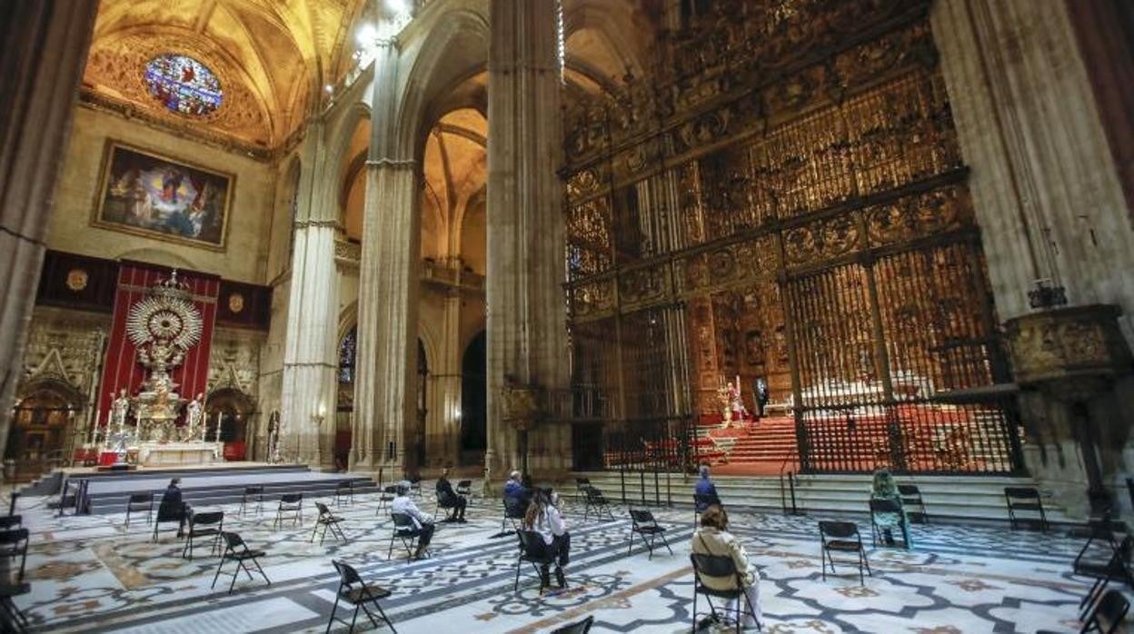 La pandemia está condicionando todos los cultos en la Catedral de Sevilla