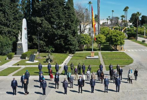 Acto de izado de bandera