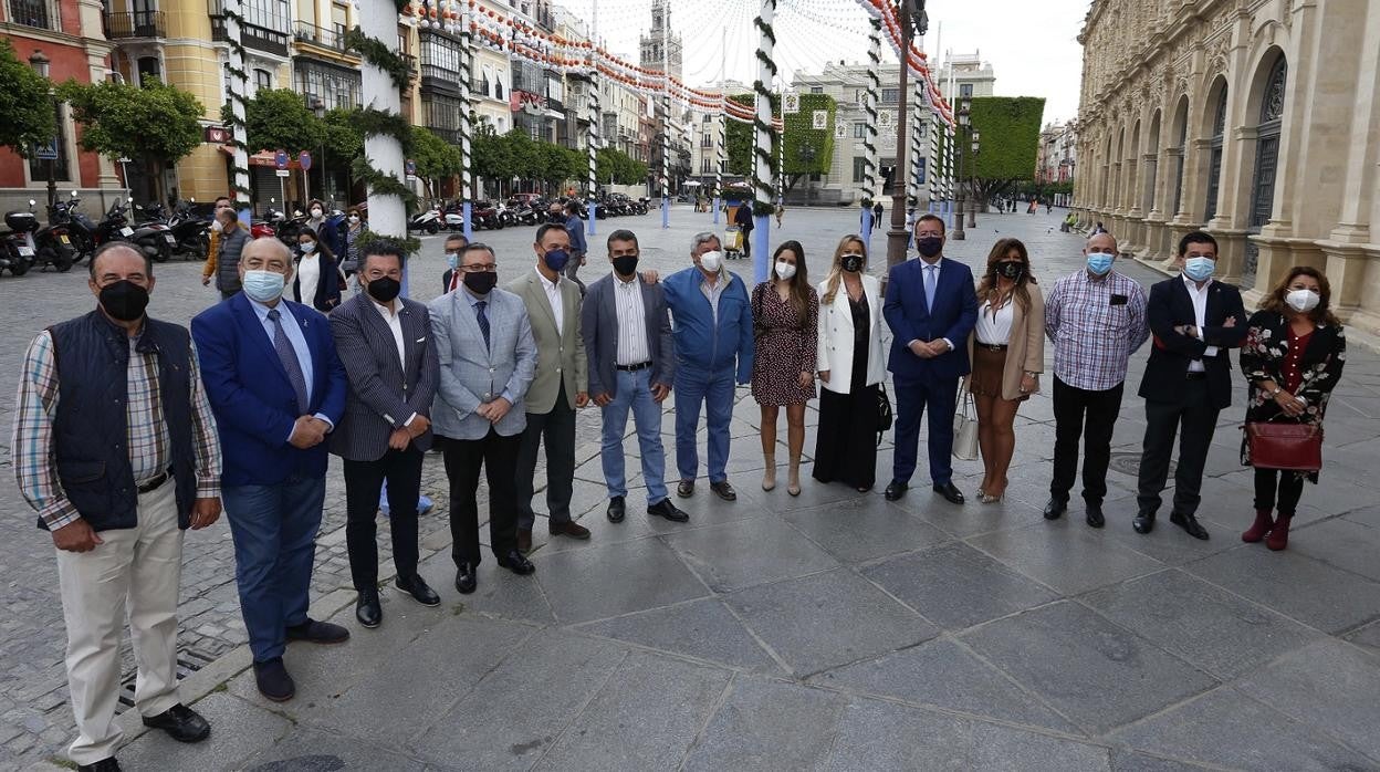 Algunos de los participantes del Concierto de Feria en el Lope de Vega