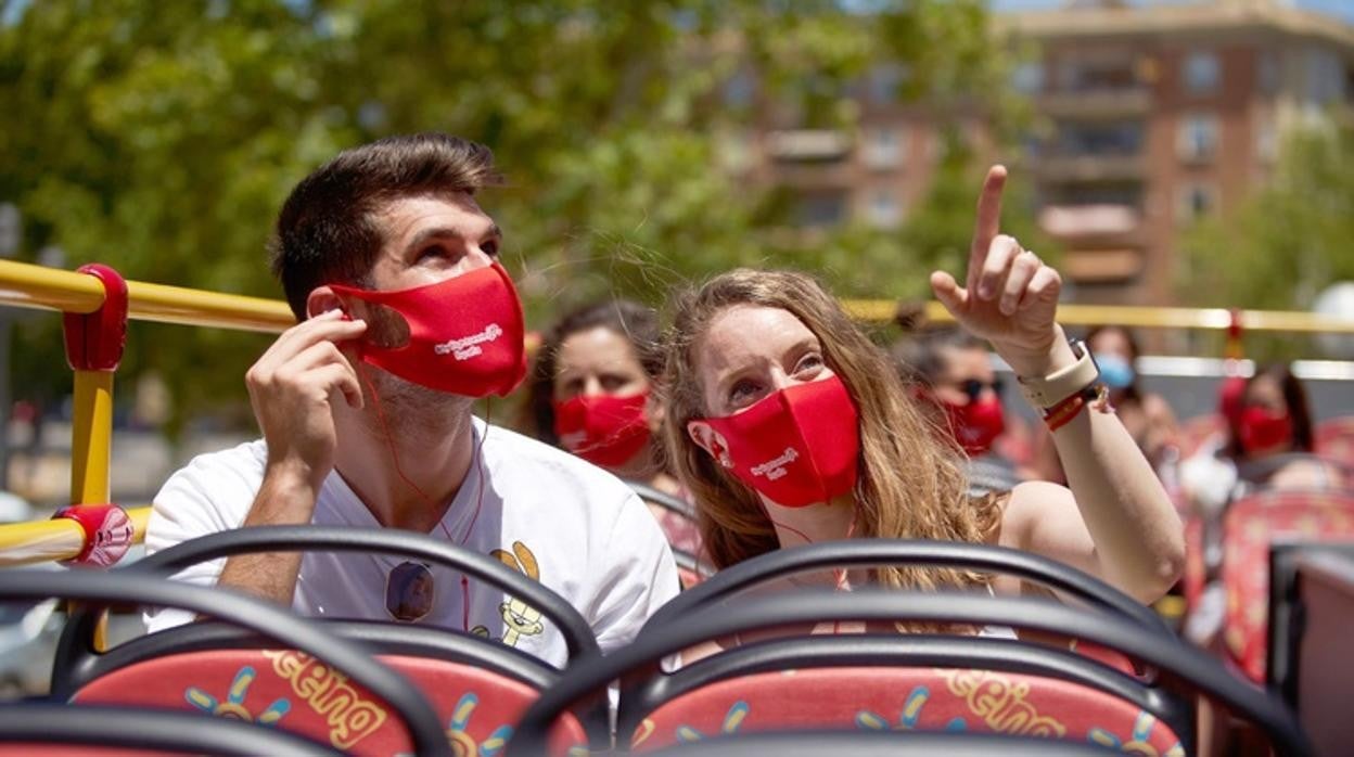 Un paseo en el bus de city sightseeing