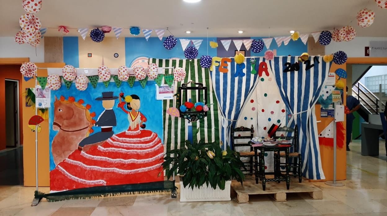 Hall de acceso al Hospital Infantil del Virgen del Rocío