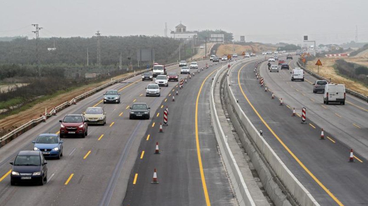 Obras en la autopista A-4