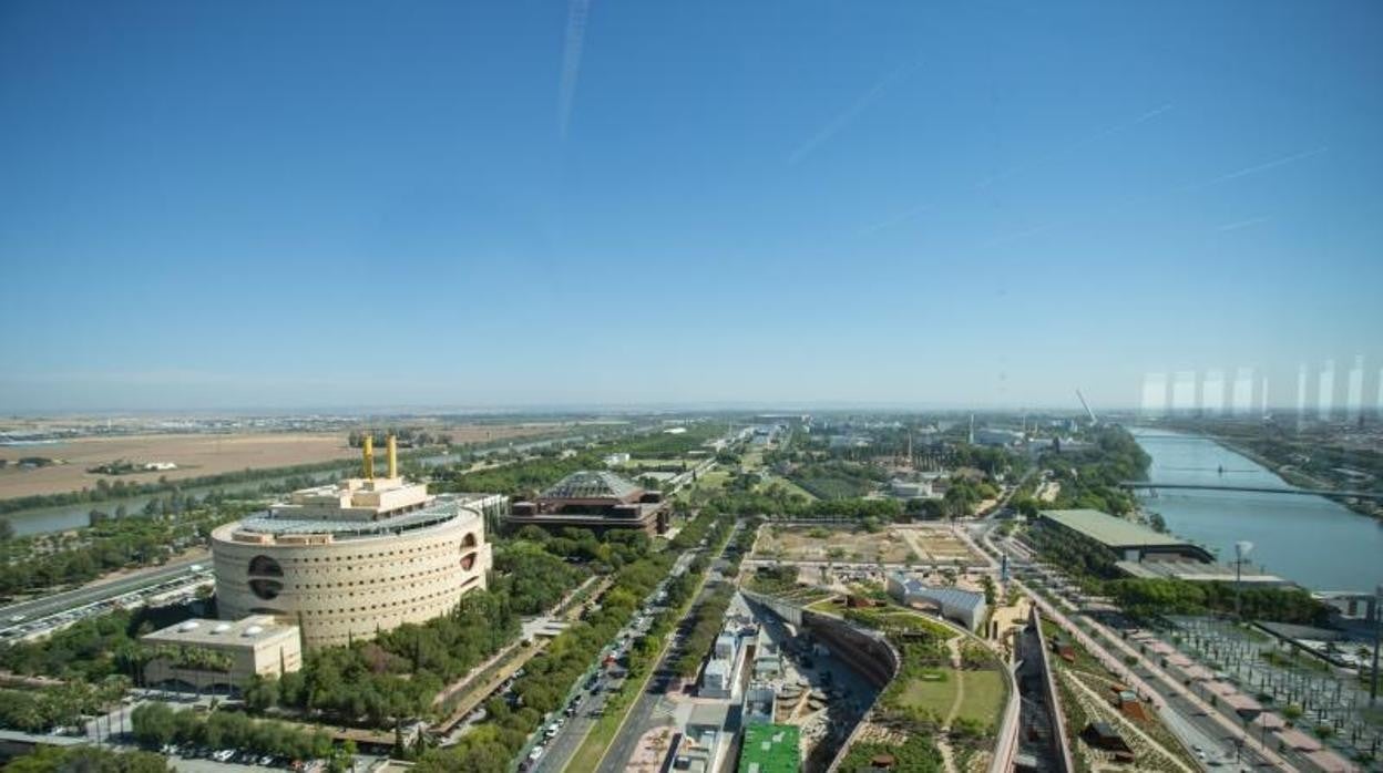 Vista áerea de la Cartuja