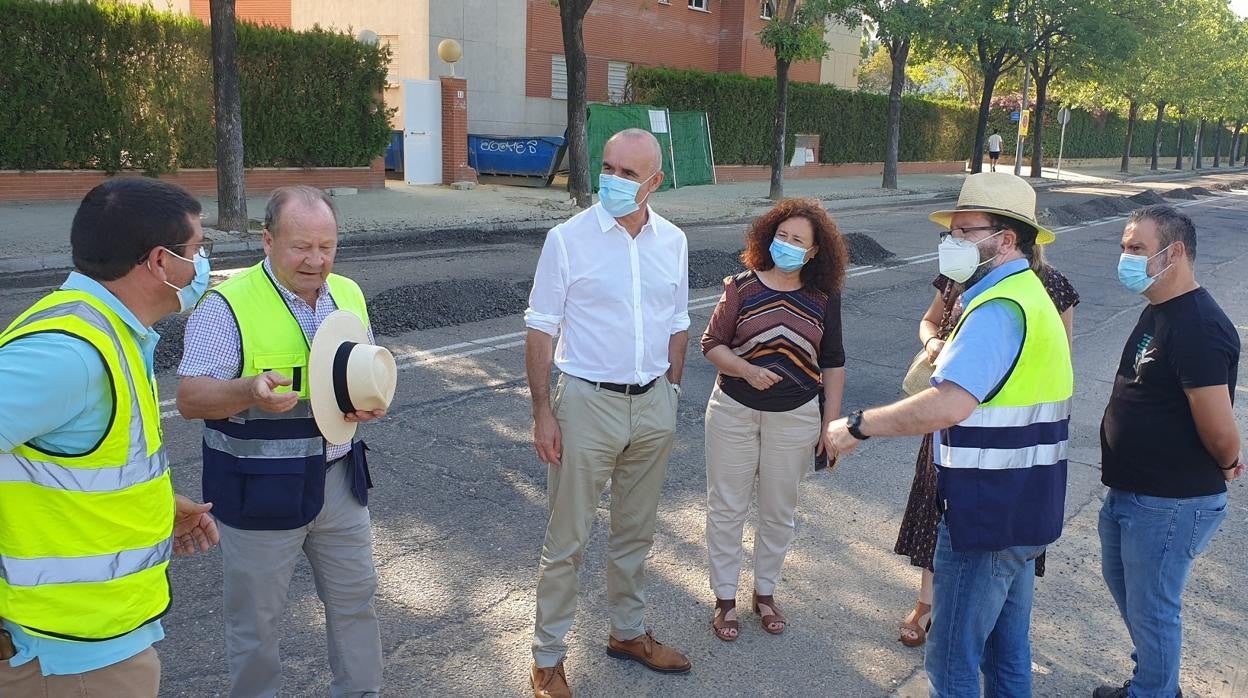 Antonio Muñoz en la zona