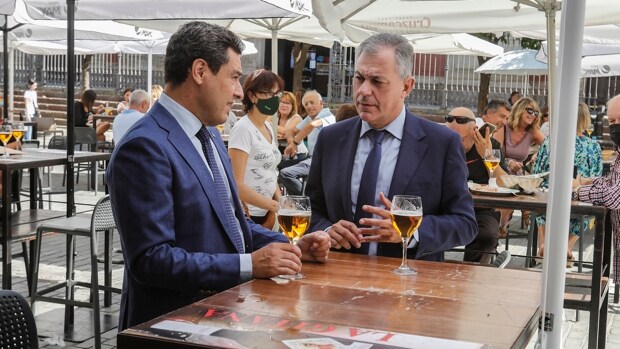 Juanma Moreno y José Luis Sanz trazan el plan del PP para recuperar Sevilla