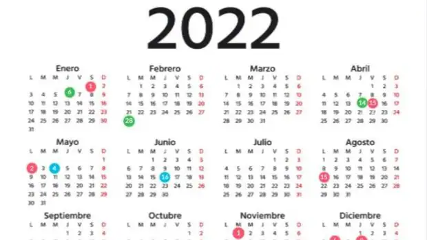 Calendario Laboral de Sevilla 2022: Así vienen los días festivos y puentes a lo largo del próximo año