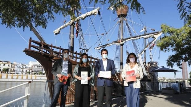 La Nao Victoria, el barco que dio la vuelta al mundo, 'atraca' en los colegios de Sevilla