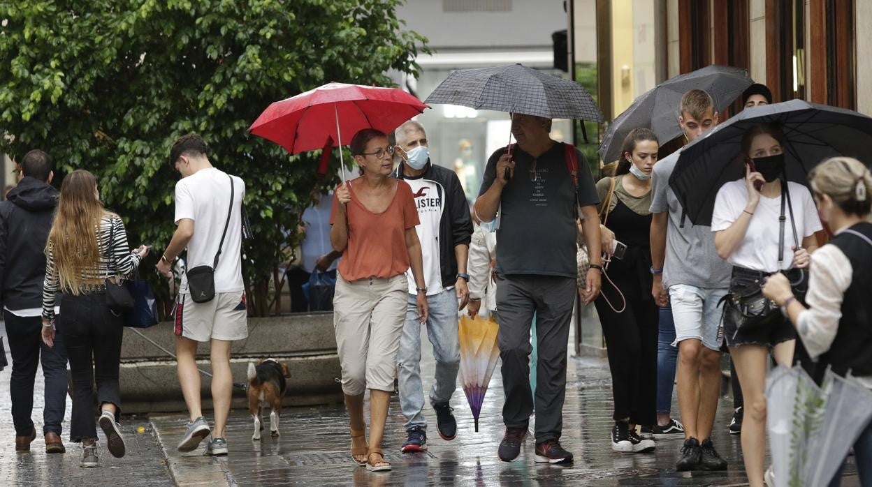 Día de lluvia en Sevilla