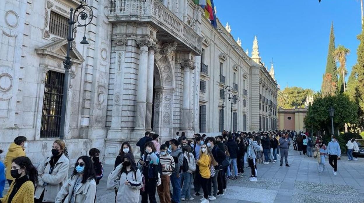 Rectorado de la Universidad de Sevilla, este jueves