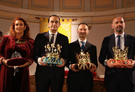 La Estrella de la Ilusión y los tres Reyes Magos, ayer en el teatro de Capitanía