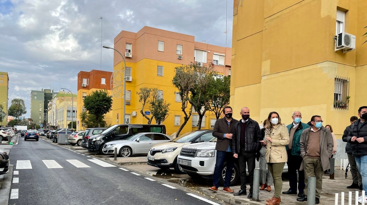 Visita que realizó Antonio Muñoz a la zona en diciembre