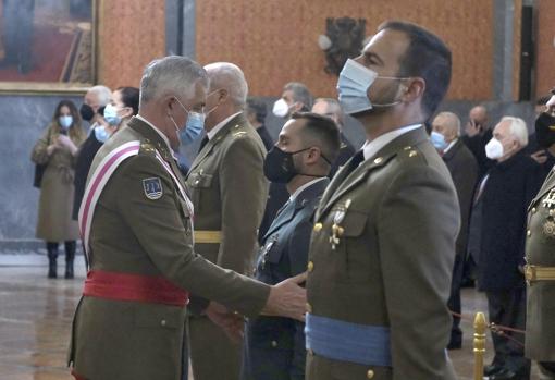 Un momento de la celebración de la Pascua Militar en Capitanía General