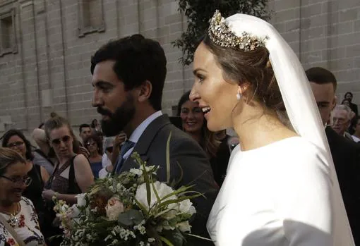 Rocío Osorno y Coco Robatto, en su boda en Sevilla