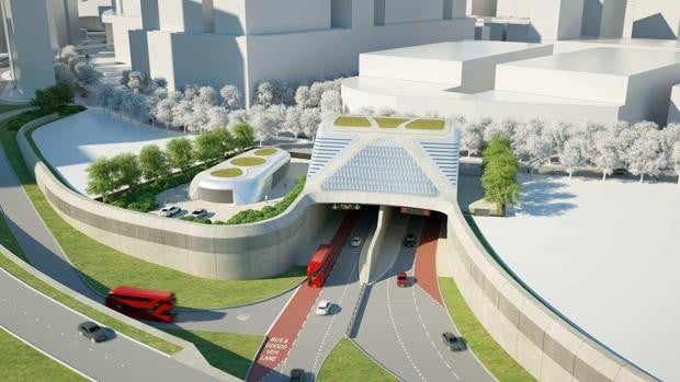 La empresa que rechaza el túnel de Sevilla para la SE-40 ha diseñado uno igual para Londres