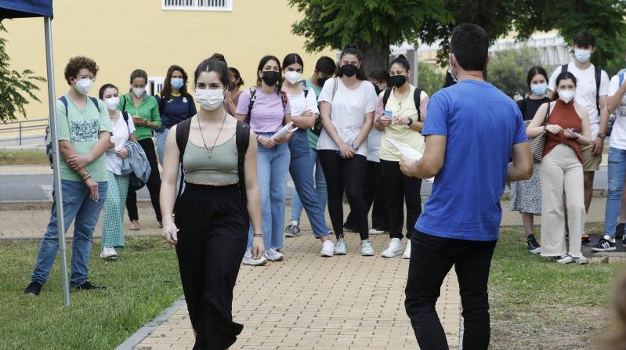 Estudiantes en la Pablo de Olavide