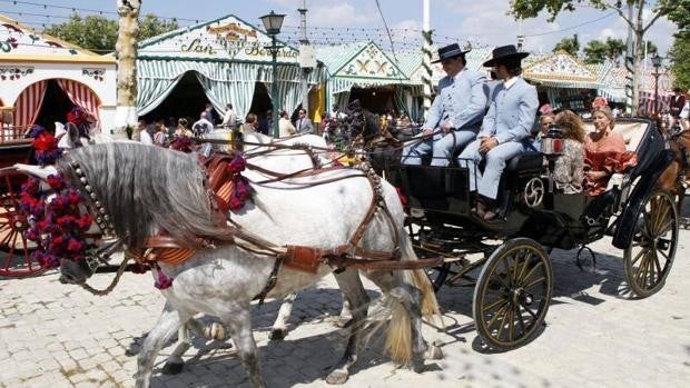 El paseo de caballos en la Feria de Abril de Sevilla 2022