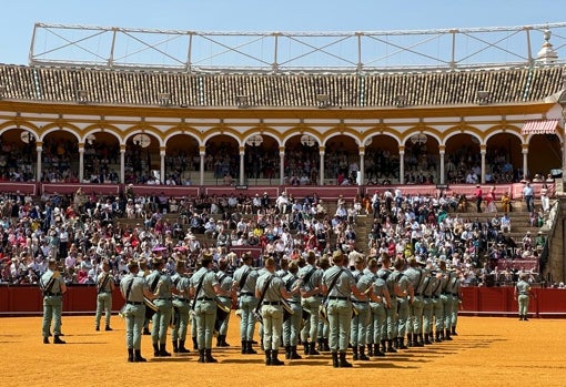 Actuación de la Banda de Guerra de la Legión