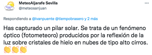 Respuesta del perfil meteorológico