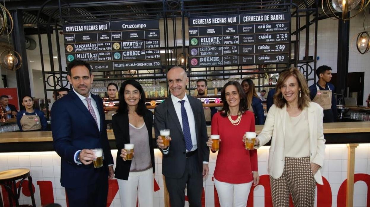 Javier Frutos, Carmen Ponce, Antonio Muñoz, Susana Cayuelas y Regla Bejarano