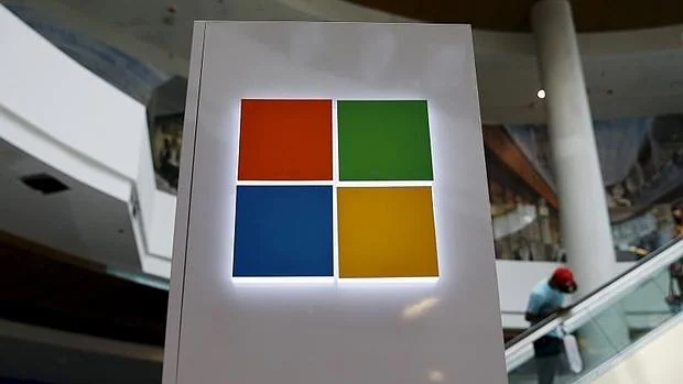 Logo de la compañía estadounidense Microsoft