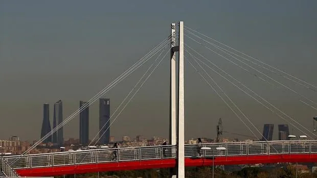 Vista de Madrid con la 'boina' de contaminación el pasado 13 de noviembre