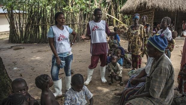Médicos Sin Fronteras explica cómo adoptar hábitos saludables a supervivientes del ébola