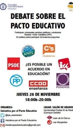 Los principales partidos acercan posturas para una posible reforma educativa