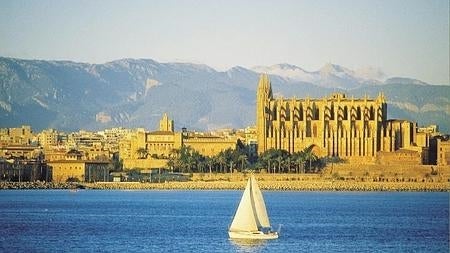 Vista de la catedral de Palma de Mallorca