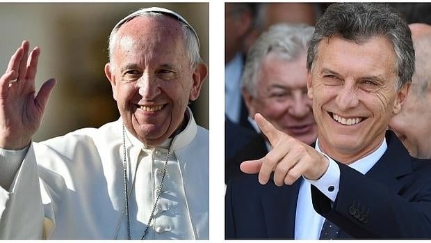 El Papa Francisco y Mauricio Macri