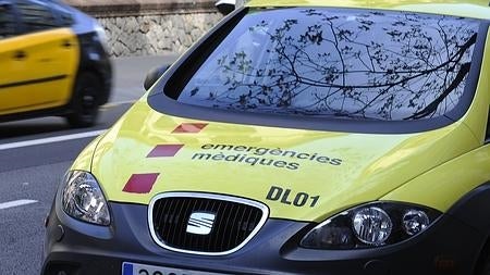 En la imagen, un vehículo de Intervención Rápida (VIR) del Servicio de Emergencias Médicas (SEM) de la Generalitat