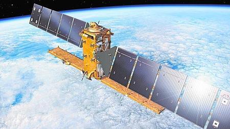 Satélite Sentinel-1, primero de los «centinelas» del ambicioso programa europeo Copérnico para vigilar el medio ambiente y observar los cambios en la superficie terrestre