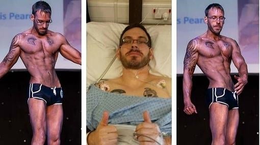 El joven que se recuperó de un cáncer de pulmón para ganar una competición de fitness