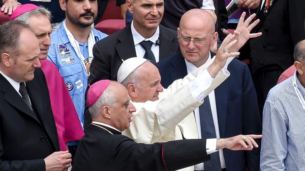 El Papa Francisco, durante este domingo