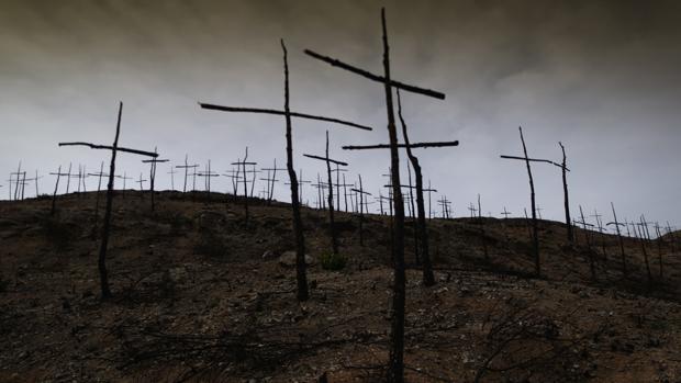 El «Bosc de les creus» (bosque de cruces)