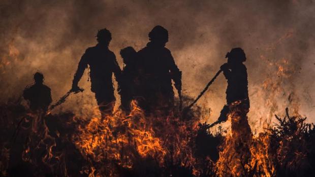 Los incendios vuelven a arrasar el norte de Portugal