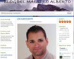 El blog del maestro Alberto, donde el educador se define como «un formador en formación»