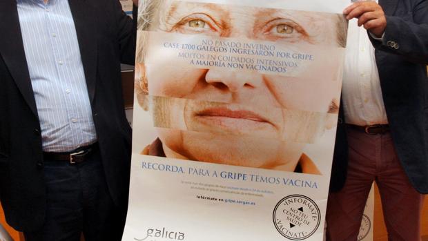 Campaña de vacunación antigripal, dirigida especialmente a la población más vulnerable, los mayores, en Galicia